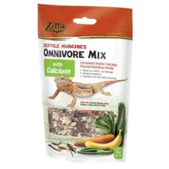 Zilla Reptile Munchies – Omnivore Mix With Calcium
