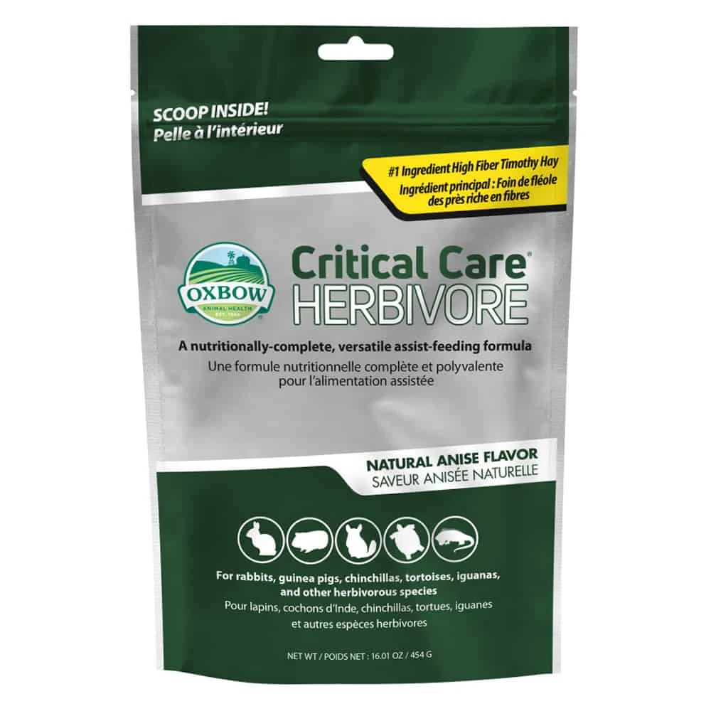 Oxbow Critical Care Herbivore Feeding Formula – 16 Oz