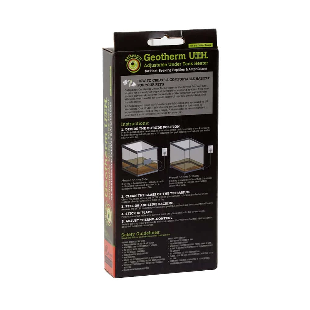 Galapagos Geotherm Adjustable Under Tank Heater - Image 2