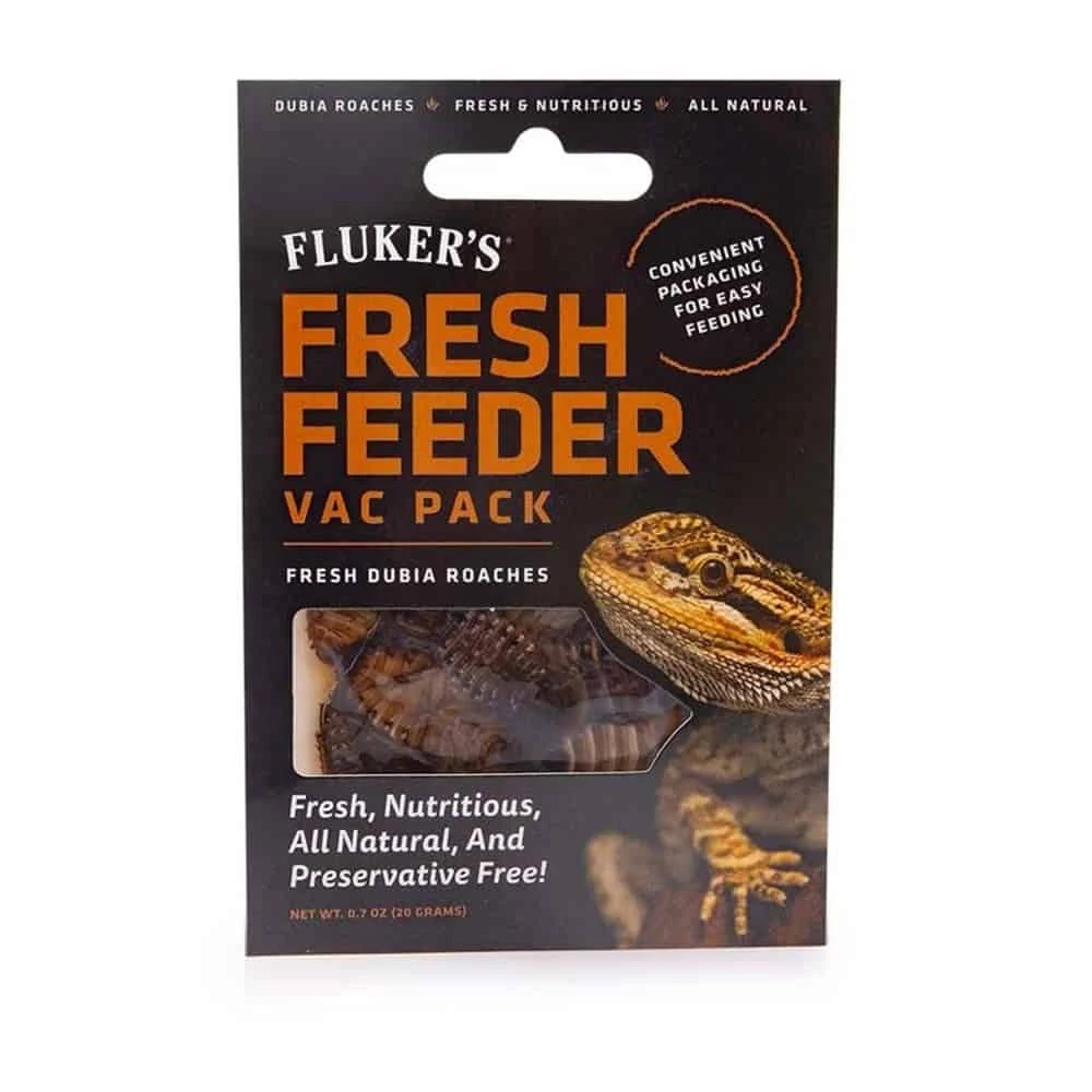 Fluker’s Fresh Feeder Vac Pack Dubia Roaches – 0.7 Oz