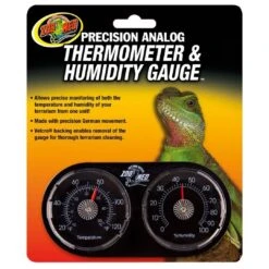 Zoo Med Precision Dual Reptile Thermometer & Humidity Gauge