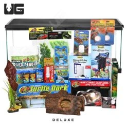 COMPLETE 20 Gallon Baby Aquatic Turtle Setup